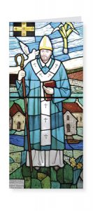 St David Patron Saint of Wales card