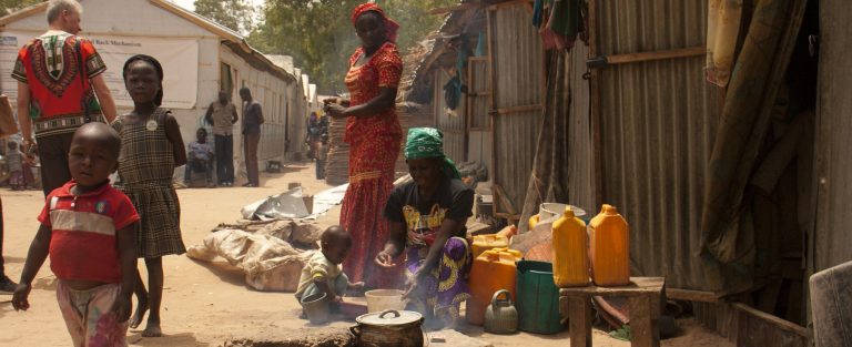 Christians have found shelter from Boko Haram in this displacement camp in Maiduguri, northern Nigeria