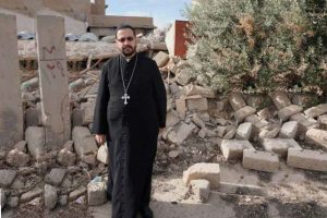 In Bartella, Fr Yacoub told me “The people lost everything they had, but they did not lose their faith. They come more and more to church and are more fervent than ever before. Nowadays our families trust in the Church only – not the government, not anything else