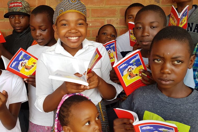 ACN has provided 8,160 copies of the Child's Bible to schools and hospitals in the Archdiocese of Bulawayo, Zimbabwe.