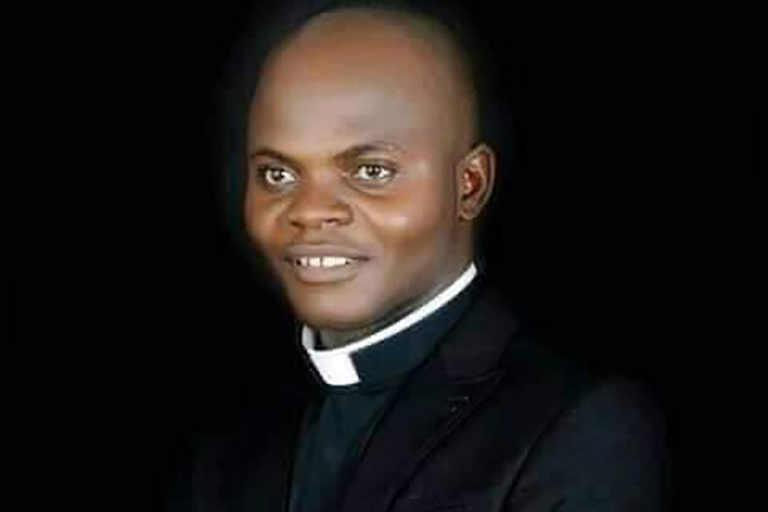 With image of Father John Gbakaan Yaji (Credit: Father Emmanuel Anyanywu)