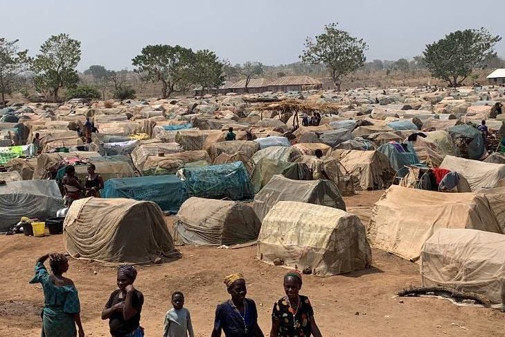 IDP camp in Guma, Benue State.