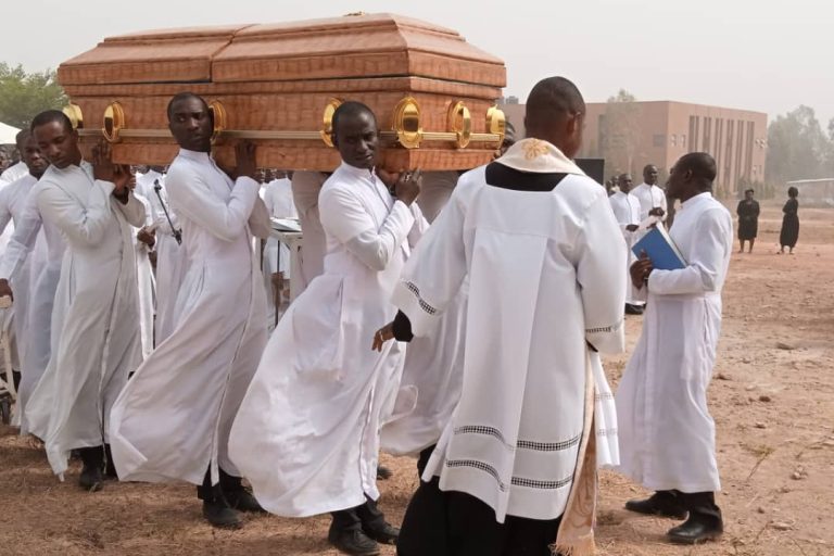 Funeral Mass of Seminarian Michael Nnadi at the Good Shepherd Seminary, Kaduna.