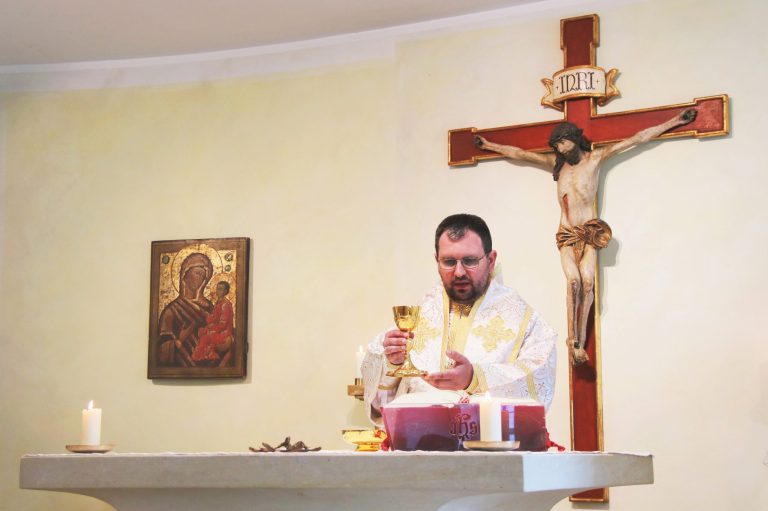 Auxiliary Bishop Maksym Ryabukha of Donetsk.