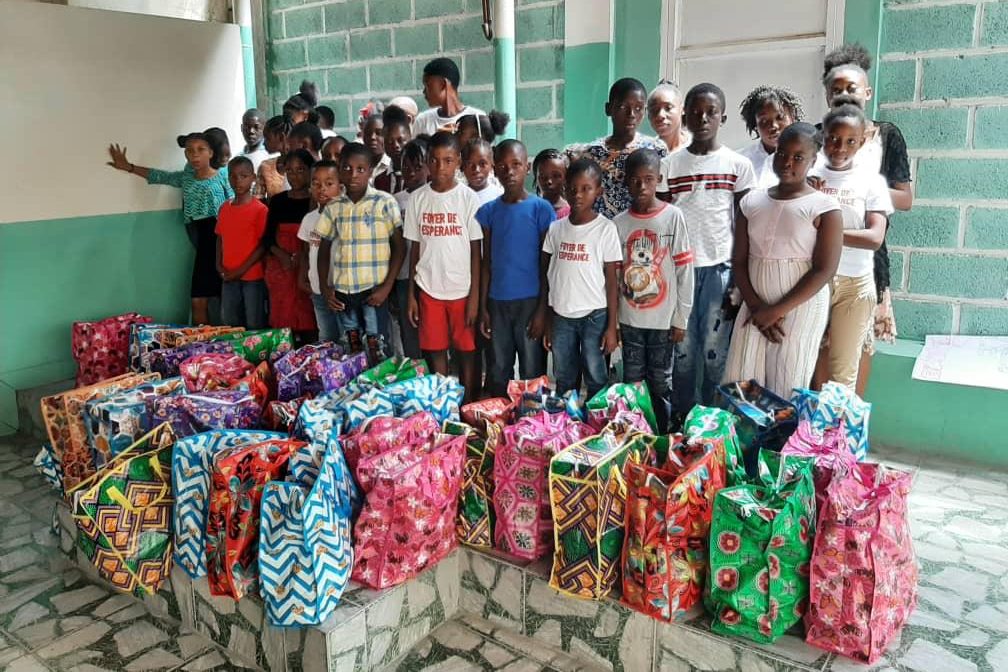 Young people in Haiti.