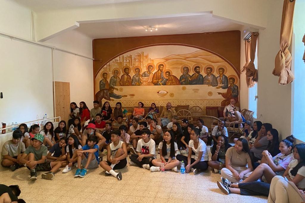 A summer camp for children at the Saint James Vicariate for Hebrew Speaking Catholics in Israel in 2021.