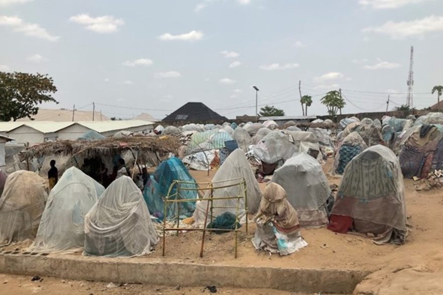 An IDP camp in Makurdi Diocese.